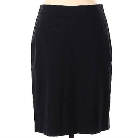 Theory Black Wool Pencil Skirt Above Knee size 0 - Picture 3 of 9